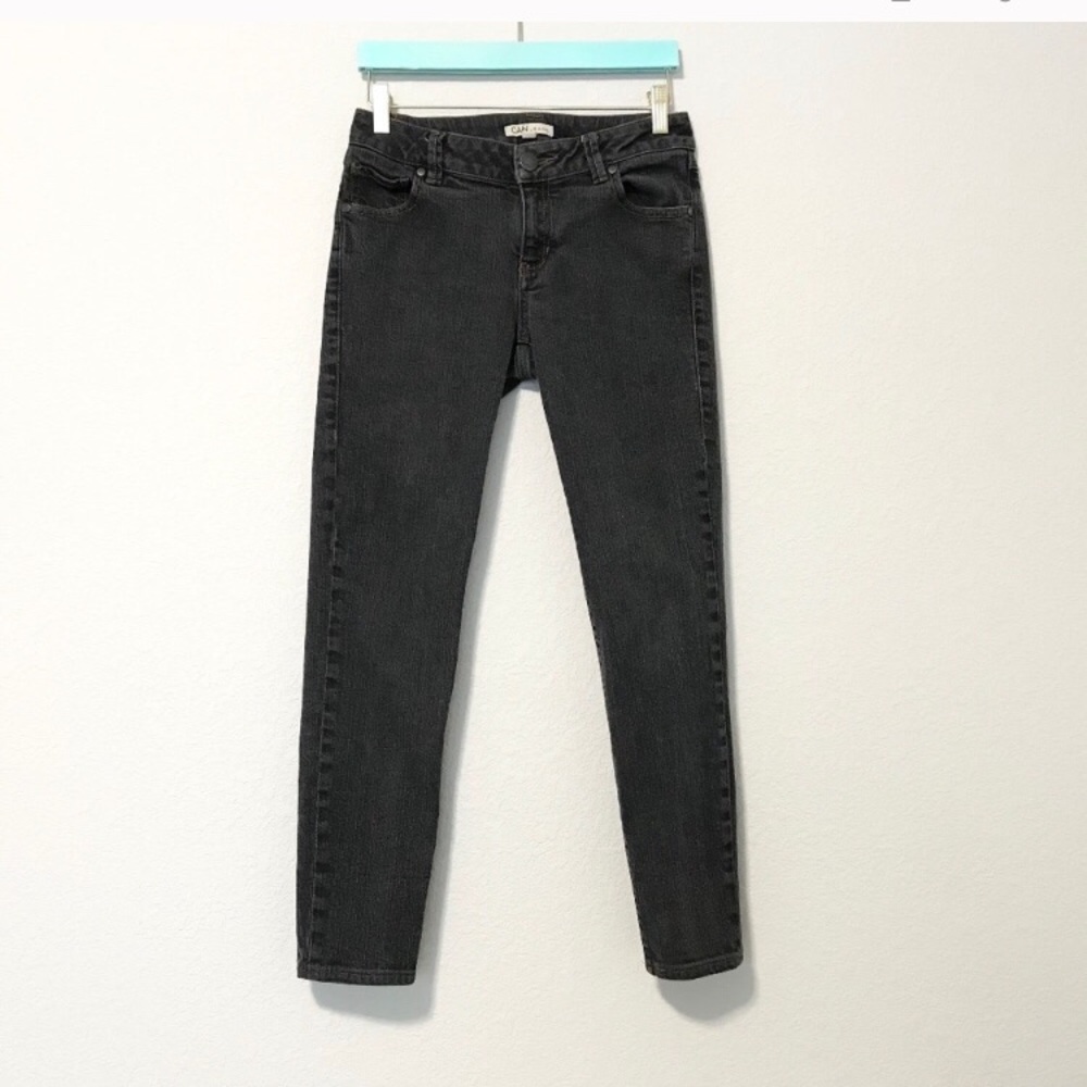 CAbi charcoal skinny stretch jeans. Sz 2